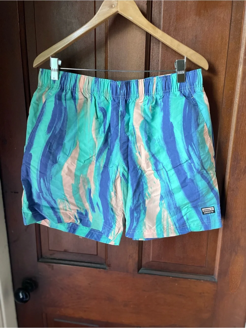 adidas men's large swimtrunks